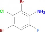 2,4-Dibromo-3-chloro-6-fluoroaniline