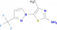 4-Methyl-5-(3-trifluoromethyl-pyrazol-1-yl)-thiazol-2-ylamine