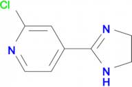 2-Chloro-4-(4,5-dihydro-1H-imidazol-2-yl)pyridine