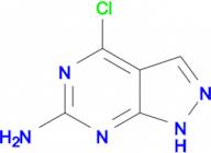 4-Chloro-1H-pyrazolo[3,4-d]pyrimidin-6-ylamine