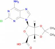 (3aS,4S,6R,6aR)-6-(6-Amino-2-chloro-9H-purin-9-yl)-2,2-dimethyltetrahydrofuro[3,4-d][1,3]dioxole-4-carboxylic acid