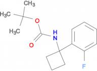 tert-Butyl N-[1-(2-fluorophenyl)cyclobutyl]carbamate