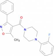 4-(2-Fluorophenyl)piperazinyl 5-methyl-3-phenylisoxazol-4-yl ketone
