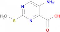 5-Amino-2-(methylthio)pyrimidine-4-carboxylic acid