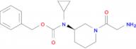 [(R)-1-(2-Amino-acetyl)-piperidin-3-yl]-cyclopropyl-carbamic acid benzyl ester