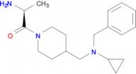 (S)-2-Amino-1-{4-[(benzyl-cyclopropyl-amino)-methyl]-piperidin-1-yl}-propan-1-one