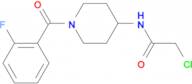 2-Chloro-N-[1-(2-fluoro-benzoyl)-piperidin-4-yl]-acetamide