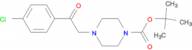 4-[2-(4-Chloro-phenyl)-2-oxo-ethyl]-piperazine-1-carboxylic acid tert-butyl ester