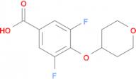 3,5-Difluoro-4-(oxan-4-yloxy)benzoic acid