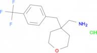(4-[4-(Trifluoromethyl)phenyl]methyloxan-4-yl)methanamine hydrochloride