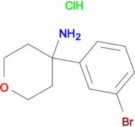 4-(3-Bromophenyl)oxan-4-amine hydrochloride