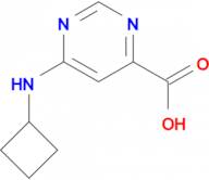 6-(Cyclobutylamino)pyrimidine-4-carboxylic acid