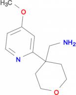 [4-(4-Methoxypyridin-2-yl)oxan-4-yl]methanamine