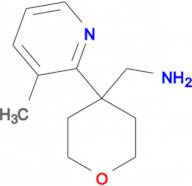 [4-(3-Methylpyridin-2-yl)oxan-4-yl]methanamine