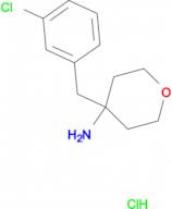 4-[(3-Chlorophenyl)methyl]oxan-4-amine hydrochloride