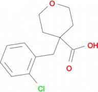 4-[(2-Chlorophenyl)methyl]oxane-4-carboxylic acid