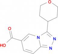 3-(Oxan-4-yl)-[1,2,4]triazolo[4,3-a]pyridine-6-carboxylic acid
