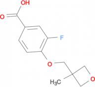 3-Fluoro-4-[(3-methyloxetan-3-yl)methoxy]benzoic acid