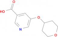 5-(Oxan-4-yloxy)pyridine-3-carboxylic acid