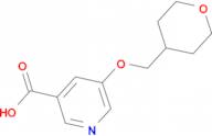 5-(Oxan-4-ylmethoxy)pyridine-3-carboxylic acid