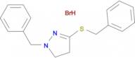 1-Benzyl-3-(benzylsulfanyl)-4,5-dihydro-1H-pyrazole hydrobromide