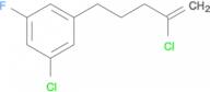 2-Chloro-5-(3-chloro-5-fluorophenyl)-1-pentene