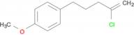 2-Chloro-5-(4-methoxyphenyl)-1-pentene