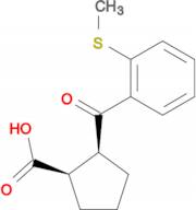 cis-2-(2-thiomethylbenzoyl)cyclopentane-1-carboxylic acid