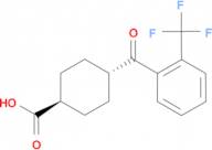 trans-4-(2-Trifluoromethylbenzoyl)cyclohexane-1-carboxylic acid