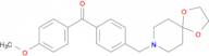 4'-[8-(1,4-dioxa-8-azaspiro[4.5]decyl)methyl]-4-methoxy benzophenone
