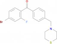 4-bromo-2-fluoro-4'-thiomorpholinomethyl benzophenone