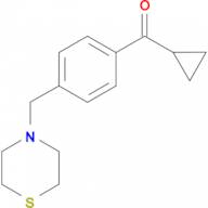 cyclopropyl 4-(thiomorpholinomethyl)phenyl ketone