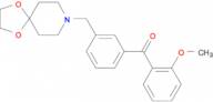 3'-[8-(1,4-dioxa-8-azaspiro[4.5]decyl)methyl]-2-methoxy benzophenone