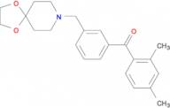 2,4-dimethyl-3'-[8-(1,4-dioxa-8-azaspiro[4.5]decyl)methyl]benzophenone