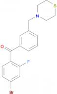 4-bromo-2-fluoro-3'-thiomorpholinomethyl benzophenone