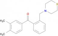 3,4-dimethyl-2'-thiomorpholinomethyl benzophenone