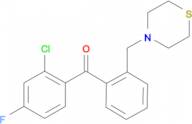 2-chloro-4-fluoro-2'-thiomorpholinomethyl benzophenone