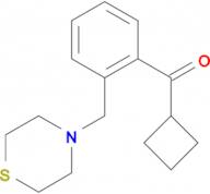 cyclobutyl 2-(thiomorpholinomethyl)phenyl ketone