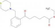 ethyl 6-oxo-6-[2-(thiomorpholinomethyl)phenyl]hexanoate