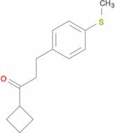 cyclobutyl 2-(4-thiomethylphenyl)ethyl ketone