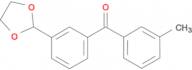 3-(1,3-Dioxolan-2-yl)-3'-methylbenzophenone