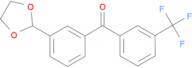 3-(1,3-dioxolan-2-yl)-3'-trifluoromethylbenzophenone