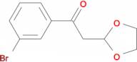 1-(3-Bromo-phenyl)-2-(1,3-dioxolan-2-yl)-ethanone