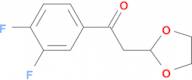 1-(3,4-Difluoro-phenyl)-2-(1,3-dioxolan-2-yl)-ethanone