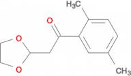 1-(2,5-Dimethyl-phenyl)-2-(1,3-dioxolan-2-yl)-ethanone