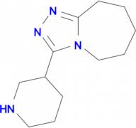 3-(Piperidin-3-yl)-6,7,8,9-tetrahydro-5H-[1,2,4]triazolo[4,3-a]azepine
