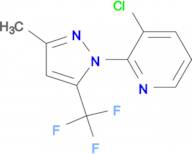 3-Chloro-2-(3-methyl-5-(trifluoromethyl)-1H-pyrazol-1-yl)pyridine