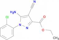 Ethyl 5-amino-1-(2-chlorophenyl)-4-cyano-1H-pyrazole-3-carboxylate