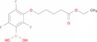 (3-((5-Ethoxy-5-oxopentyl)oxy)-2,4,6-trifluorophenyl)boronic acid