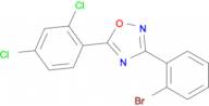 3-(2-Bromophenyl)-5-(2,4-dichlorophenyl)-1,2,4-oxadiazole